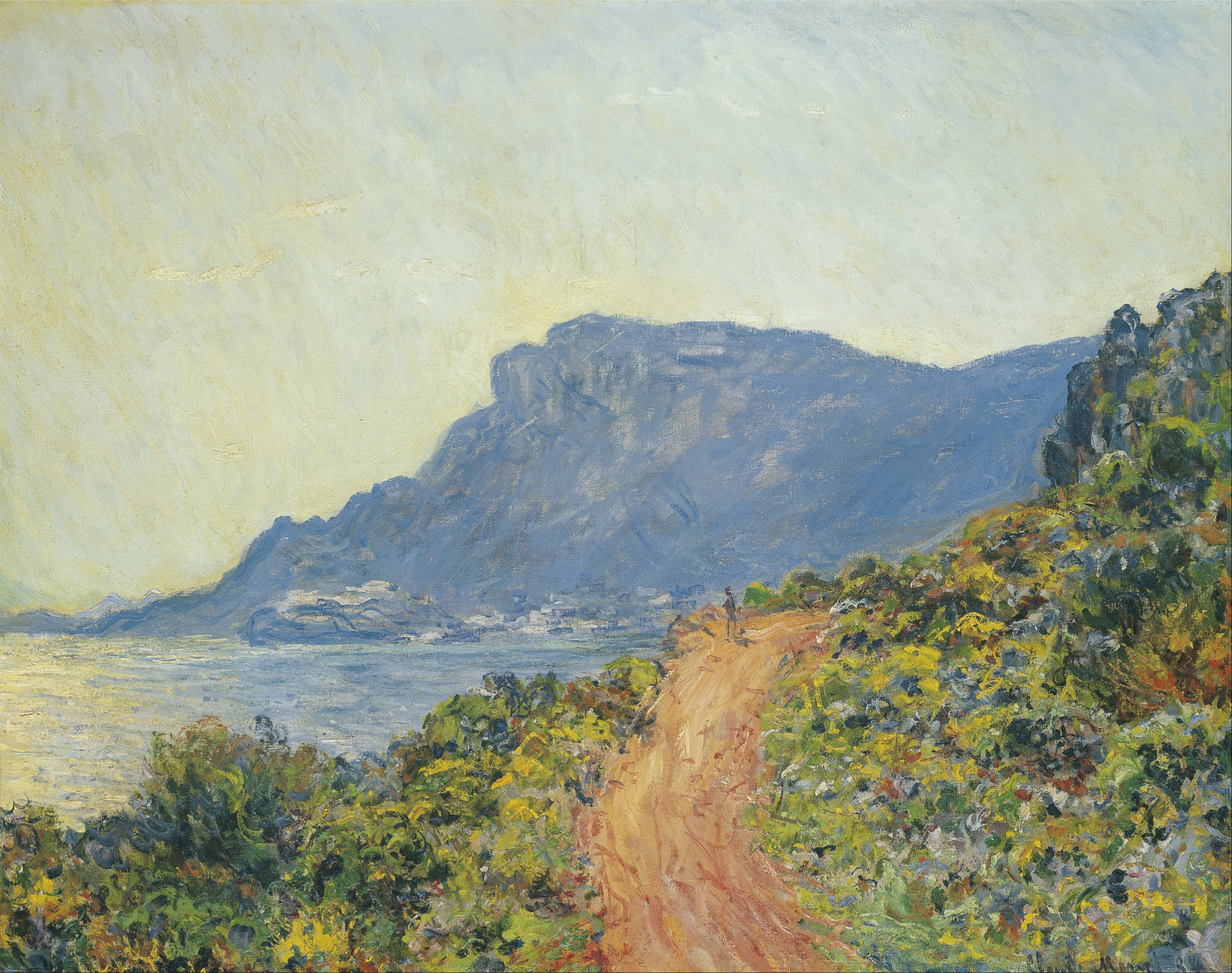 La Corniche near Monaco. Claude Monet, 1884